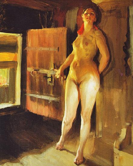 Anders Zorn Girl in the Loft